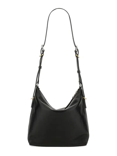 Givenchy Voyou Crossbody Bag In Leather In Black