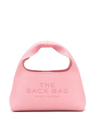 Marc Jacobs The Mini Sack Leather Tote Bag In Ribbon Pink