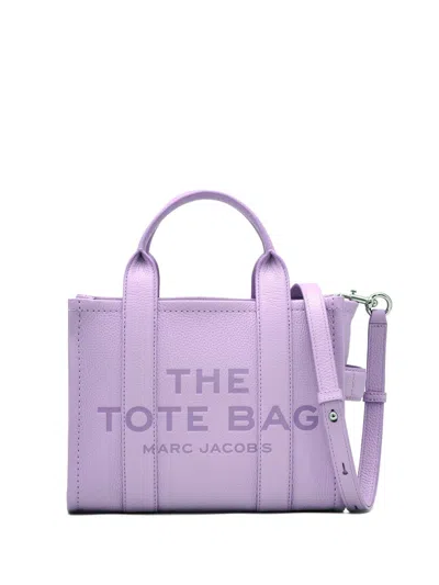 Marc Jacobs The Leather Small Tote Bag Wisteria In Wisteria