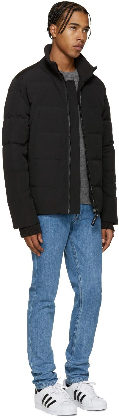 Shop Canada Goose Black Down Woolford Coat