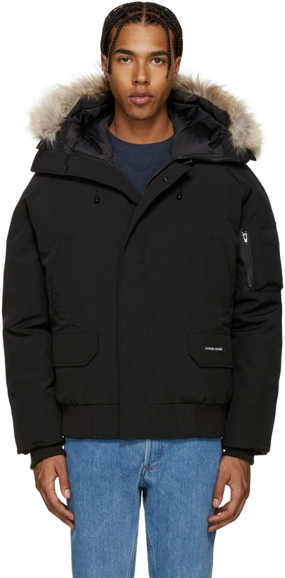 Shop Canada Goose Black Down Chilliwack Coat