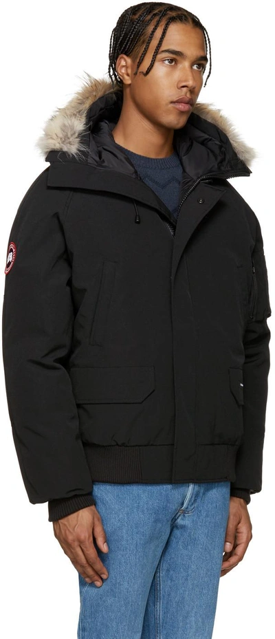Shop Canada Goose Black Down Chilliwack Coat