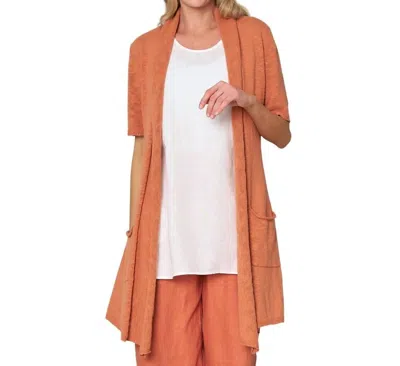Stella Carakasi No Regrets Cardigan In Sunset In Pink