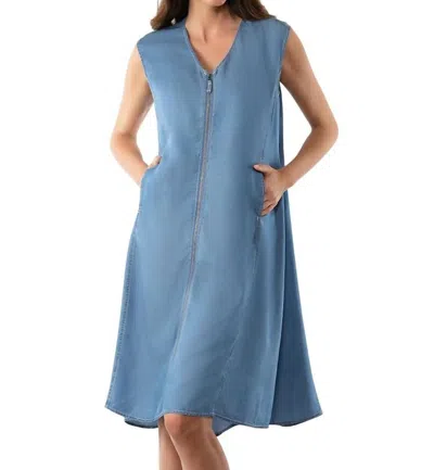Stella Carakasi Free And Easy Dress In Medium Wash In Multi