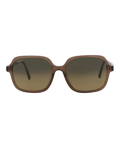 Maui Jim Square-frame Acetate Sunglasses In Multi