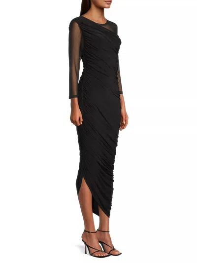 Norma Kamali Diana Midi Dress - Women's - Polyester/spandex/elastane In Black