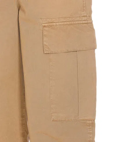 Pinko Cargo Trousers With Belt Loops And Pockets In Brown