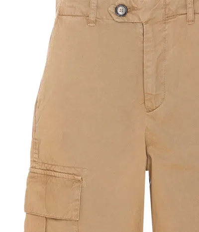 Pinko Cargo Trousers With Belt Loops And Pockets In Brown