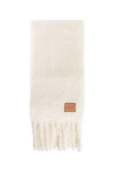 Loewe Woman White Scarves In White