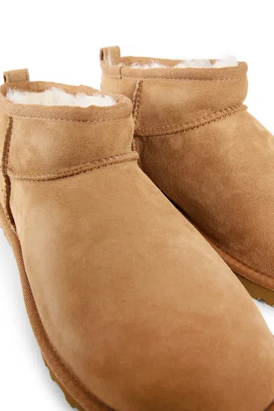 Ugg Brown 'ultra Mini' Boots In Brown
