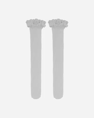 R & M Leathers Women S Web Stay Ups Socks In White