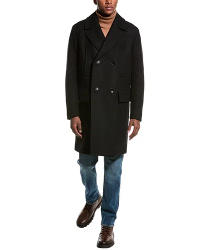 Hugo Boss Boss  Cam Wool-blend Peacoat In Black