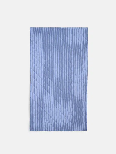 Alex Mill P'jimmies Blanket Tote In Stripe In Classic Blue Stripe