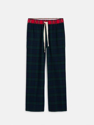 Alex Mill P'jimmies Sleep Pant In Flannel In Blackwatch Plaid