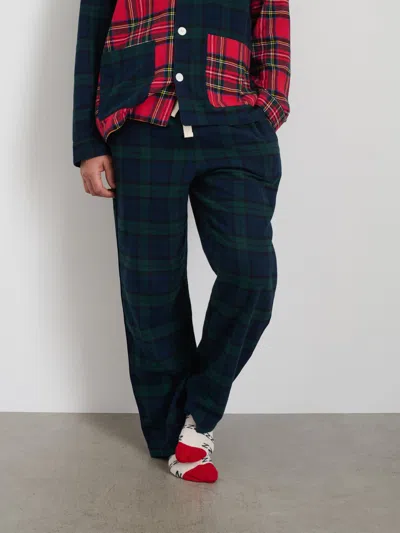 Alex Mill P'jimmies Sleep Pant In Flannel In Blackwatch Plaid