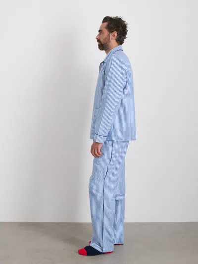 Alex Mill P'jimmies Sleep Pant In Stripe In Blue Stripe