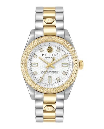 Philipp Plein Women's Queen Two-tone Stainless Steel Bracelet Watch 36mm In Gold