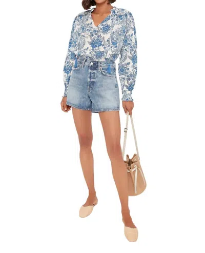 Ro's Garden Hollie Shirt In Blue Leticia In Multi