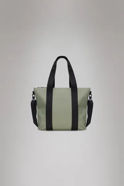 Rains Tote Bag Mini With Tonal Logo In Drift