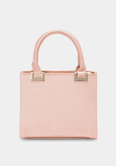 Bebe Margarita Satchel Embellished With Crystals By Swarovski In Rose Gold