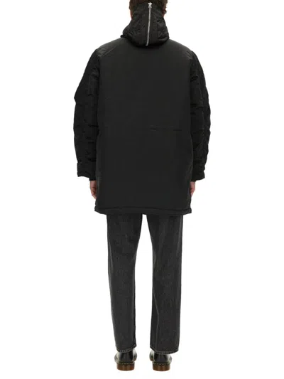 Alpha Industries Long Bomber Jacket "n-3b" In Black
