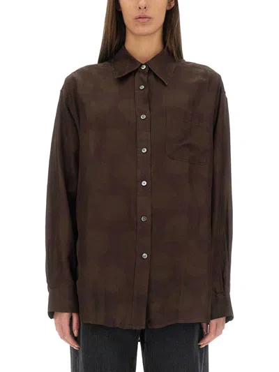 Our Legacy Favourite Shirt In Brown