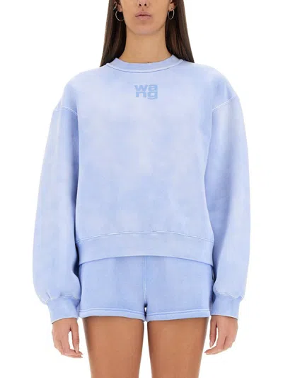 ALEXANDER WANG T T BY ALEXANDER WANG SWEATSHIRT WITH LOGO 