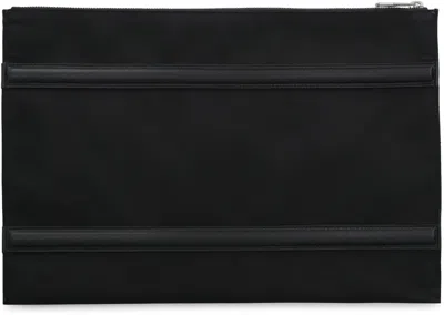 Alexander Mcqueen Harness Nylon Pouch-bag With Logo