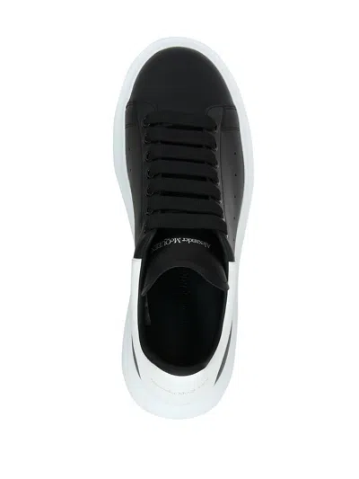 Alexander Mcqueen Men Low-top Leather Sneakers In Animal Print