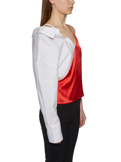 Andrea Ya'aqov Silk And Cotton Shirt Monosleeve