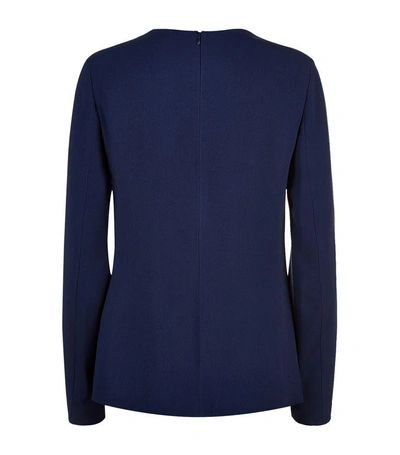 Shop Stella Mccartney Embroidered Badge Cady Top