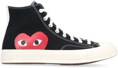 Comme Des Garçons Play Chuck 70 High-top Sneakers In Black