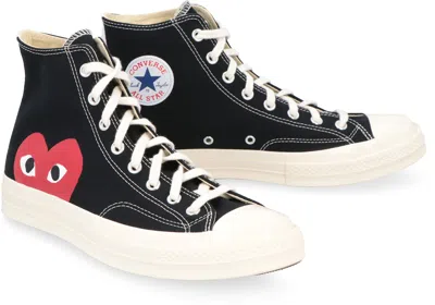 Comme Des Garçons Play Chuck 70 High-top Sneakers In Black