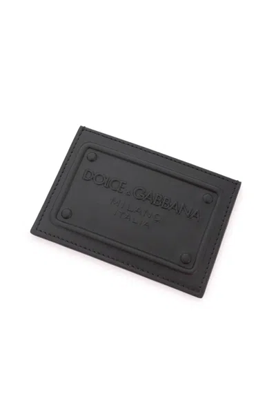 Dolce & Gabbana Dolce&gabbana Black Leather Card Holder