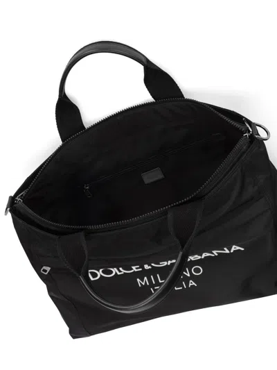 Dolce & Gabbana Dolce&gabbana Black Nylon Tote Bag Men