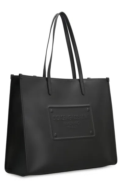 Dolce & Gabbana Smooth Leather Tote Bag