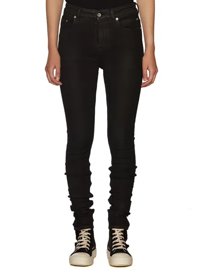 Drkshdw Black Denim Jeans For Women