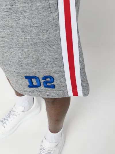 Dsquared2 Embroidered Cotton Shorts