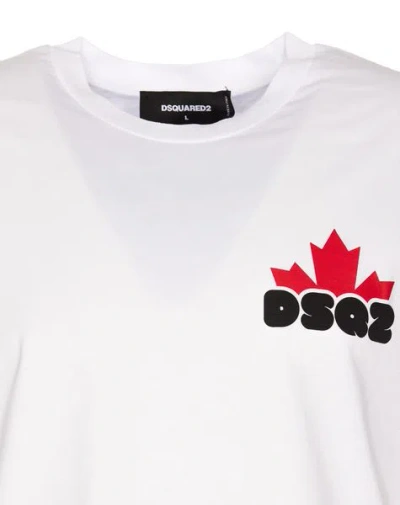Dsquared2 Men's Logo Printed Cotton Crewneck T-shirt