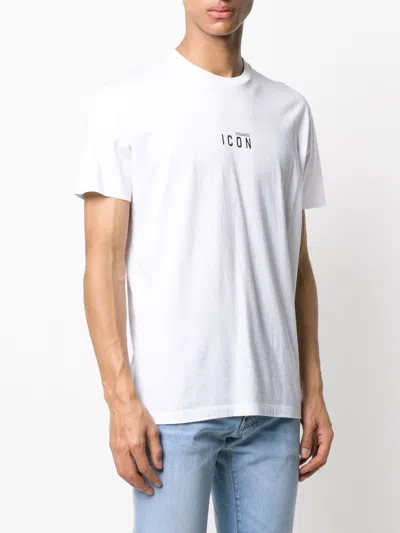 Dsquared2 Icon Logo Printed Cotton Jersey T-shirt