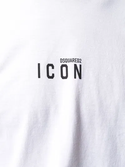 Dsquared2 Icon Logo Printed Cotton Jersey T-shirt