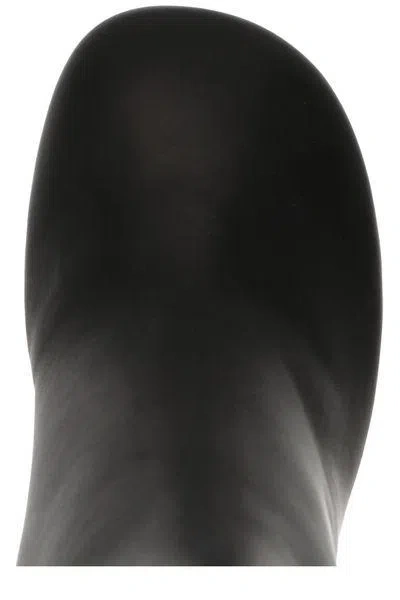 Fendi Lambskin Metallic F-heel Ankle Booties