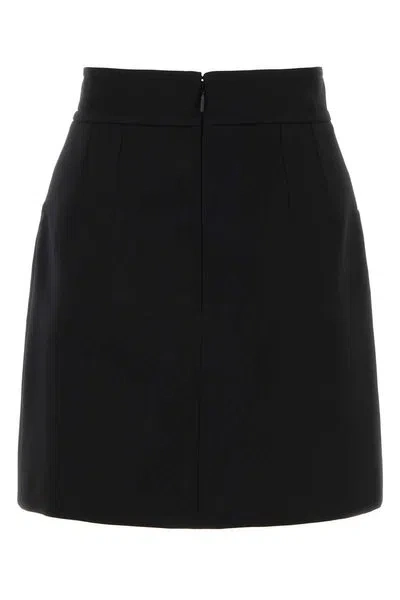 Gucci Crepe Cady Silk Blend Skirt