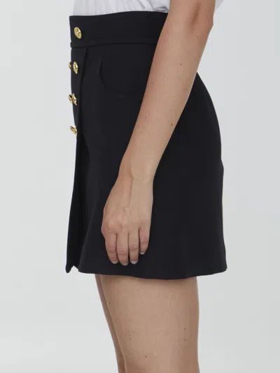 Gucci Crepe Cady Silk Blend Skirt