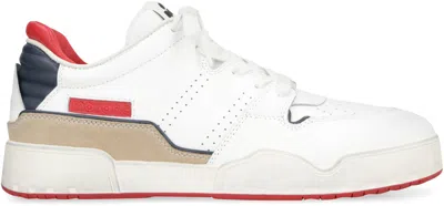 Isabel Marant Colour-block Panelled Leather Sneakers