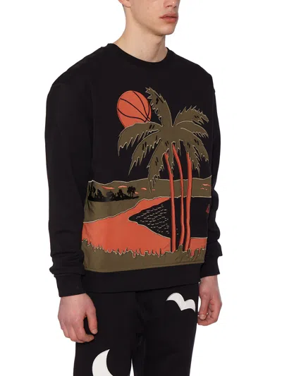 Just Don Palm Tree Print Jumper