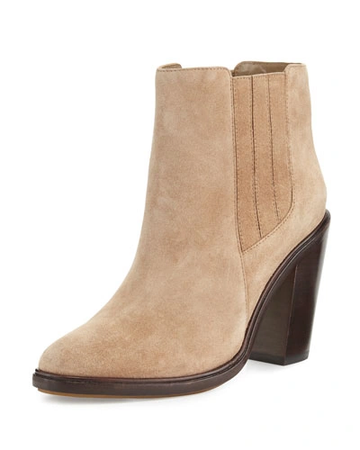 Joie Cloee Suede Ankle Boot, Gesso, Gesso (tan)
