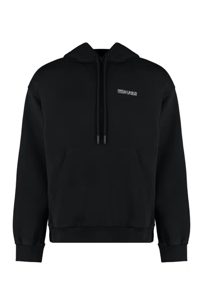Marcelo Burlon County Of Milan Tempera Cross Cotton Hoodie