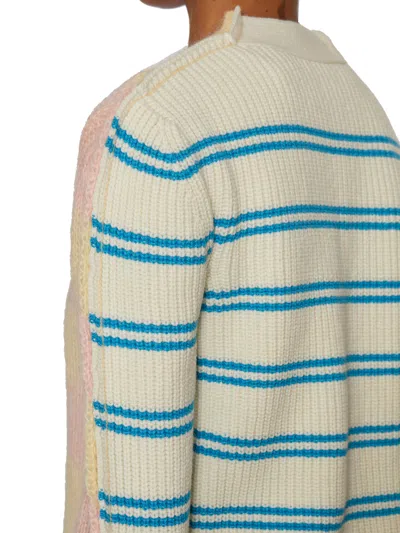 Marni Multicolor Mohair And Wool Cardigan For Women