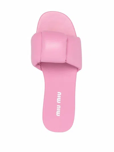 Miu Miu Luxurious Nappa Leather Sandals